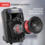 Pyle - PPHP122NSM , Sound and Recording , PA Loudspeakers - Cabinet Speakers , 12’’ Bluetooth Portable PA Speaker - Portable PA & Karaoke Party Audio Speaker with wireless microphone, with speaker stand, with Built-in Rechargeable Battery, Flashing Party Lights, MP3/USB/ /FM Radio