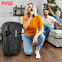 Pyle - PPHP1241WMU , Sound and Recording , PA Loudspeakers - Cabinet Speakers , Wireless & Portable Bluetooth Loudspeaker -  PA Speaker System, FM Stereo Radio, Built-In Rechargeable Battery, USB/SD Readers, Includes Handheld Microphone,1000 Watt,12” Subwoofer
