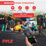 Pyle - PPHP155ST , Sound and Recording , PA Loudspeakers - Cabinet Speakers , Bluetooth Active-Powered Loudspeaker Cabinet Kit - Wireless Music Streaming PA Speaker System, FM Stereo Radio, USB/SD Readers, Includes Speaker Stand, Wired Microphone (15