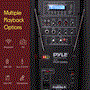 Pyle - PPHP1599WU , Sound and Recording , PA Loudspeakers - Cabinet Speakers , Portable Hi-Power Bluetooth PA Loudspeaker - Active Powered Speaker System with Built-in Rechargeable Battery, Includes (2) UHF Wireless Microphones, FM Radio (15