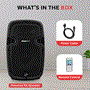 Pyle - PPHP837UB , Sound and Recording , PA Loudspeakers - Cabinet Speakers , Wireless BT Streaming Loudspeaker PA Cabinet Speaker System, Powered 2-Way Full Range Sound, USB/SD, FM Radio, Aux Input, 8-Inch, 700 Watt