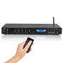 Pyle - UPPRE70BT , Sound and Recording , Amplifiers - Receivers , Pro Audio Bluetooth Preamplifier Receiver System - Digital Rack Mount Studio Preamp, Recording Mode, FM Radio