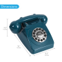 Pyle - UPPRETRO25BL , Home and Office , Turntables - Phonographs , Vintage / Classic Style Corded Phone - Retro Design Landline Telephone