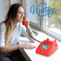 Pyle - PPRETRO25RD , Home and Office , Turntables - Phonographs , Vintage / Classic Style Corded Phone - Retro Design Landline Telephone