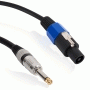 Pyle - PPSJ50 , Home and Office , Cables - Wires - Adapters , Sound and Recording , Cables - Wires - Adapters , 50ft. 12 Gauge Professional Speaker Cable Compatible With Speakon Connector to 1/4