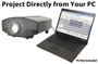 Pyle - PRJ3D69 , Home and Office , Projectors , Widescreen Projector with Up To 150-Inch Viewing Screen, Built-In Speakers & Supports 1080p Playback
