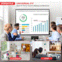 Pyle - PRJELMT76 , Home and Office , Projector Screens - Accessories , 72" Motorized Projector Screen, Electronic Automatic Projection Display, Includes Remote Control