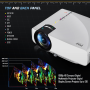 Pyle - prjg74 , Home and Office , Projectors , Compact Digital Multimedia Projector, HD 1080p Support, MP3/USB/SD/AV/VGA (Mac & PC Compatible)