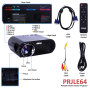 Pyle - prjle64 , Home and Office , Projectors , Compact Color Pro Digital Projector, HD 1080p Support, Built-in Speakers, HDMI/USB/VGA
