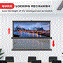 Pyle - PRJTP46.5 , Home and Office , Projector Screens - Accessories , 40-inch Projector Viewing Display Screen, Manual Retractable Pull-Out Style (32