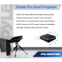 Pyle - PRJWIFI90 , Home and Office , Projectors , WiFi Pocket Pro Smart Projector, HD Wireless Multimedia Entertainment Streaming, Hi-Res 1080p Support, Device 
