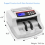 Pyle - PRMC700.5 , Home and Office , Currency Handling - Money Counters , Wireless Automatic Bill Counter, Digital Cash Money Banknote Counting Machine, Built-in Rechargeable Battery