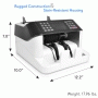 Pyle - PRMC720.6 , Home and Office , Currency Handling - Money Counters , Automatic Bill Counter - Digital Cash Money Counter Machine with Counterfeit Detection