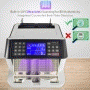 Pyle - PRMC720.5 , Home and Office , Currency Handling - Money Counters , Automatic Bill Counter - Digital Cash Money Counting Machine