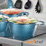 Pyle - PRTNCCW11BDCP , Parts , Cooking Pot with Lid - Stylish Kitchen Cookware with Elegant Diamond Pattern, Non-Stick, 2.1 Quart (Works with Model: NCCW11BD)