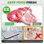 Pyle - PRTPKVS12RL , Kitchen & Cooking , Vacuum Sealers , Vacuum Sealer Bags - Universal Air Vac Sealing Bags (2 Rolls, 100’ ft. Total Length)