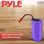 Pyle - PRTPUCRC9920 , Parts , Replacement Battery for Pyle Pure Clean Robot Vacuum (Works with Pyle Model: PUCRC99)