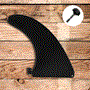 Pyle - PRTSLSUNEWFIN5 , Parts , Water Fin for SUP Stand-Up Inflatable Paddle Boards (for SereneLife Free-Flow Models: SLSUPB06, SLSUPB08, SLSUPB105, SLSUPB125, SLSUPB135, SLSUPB145)