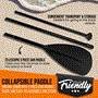 Pyle - PRTSLSUPPDL , Parts , SUP Stand-Up Paddle Board Adjustable Paddle (for SereneLife Models:  SLSUPB10, SLSUPB20)