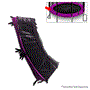 Pyle - PRTSLTRA10PNKTC , Parts , Trampoline Frame Cover (for SereneLife MOdel: SLTRA10PNK)