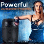 Pyle - PSBT85A , Sound and Recording , PA Loudspeakers - Cabinet Speakers , Bluetooth PA Speaker with Wireless Microphone - Portable Karaoke Speaker System with Built-in Rechargeable Battery, MP3/USB/SD, UHF Wireless Mic (8’’ Subwoofer, 800 Watt)