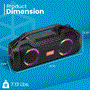 Pyle - PSBWP4 , Sports and Outdoors , Portable Speakers - Boom Boxes , Gadgets and Handheld , Portable Speakers - Boom Boxes , Portable Bluetooth Speaker System - 2 Channel BT Speaker, TWS Function, Micro SD Support, RGB Lighting with Rechargeable Battery