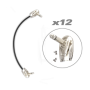Pyle - PSCBLKIT5 , Musical Instruments , Instrument Accessories , Pro Audio Pedal Board Patch Cables, Universal D.I.Y. Custom Cut 15