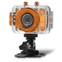 Pyle - PSCHD30OR , Gadgets and Handheld , Cameras - Videocameras , High-Definition Sport Action Camera with 720p Wide-Angle Camcorder, 5.0 MP Camera, 2-Inch Touch Screen, Micro SD Card Slot, Waterproof Case and Mounting Gear for Biking, Riding, Racing, Skiing and Water Sports (Orange Color)