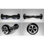 Pyle - PSCOOT33BK , Sports and Outdoors , Kids Toy Scooters , Electronic Smart Scooter, Self-Balancing Hoverboard, Dual Wheel Style