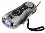 Pyle - PSDNL12SL , Gadgets and Handheld , Multi-Function Handheld Devices , 3-in-1 Multifunction Hand Crank USB Rechargeable AM/FM Radio with LED Flashlight and Compass, Powered by Internal Rechargeable Battery, Equipped with Power Hand Crank Recharger (Silver Color)