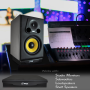 Pyle - PSI04 , Sound and Recording , Sound Isolation - Dampening , Sound Dampening Speaker Riser - Studio Speaker Acoustic Platform Sound Isolation (7.5