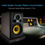 Pyle - PSI06 , Sound and Recording , Sound Isolation - Dampening , Sound Dampening Speaker Riser - Studio Speaker Acoustic Platform Sound Isolation (10.4