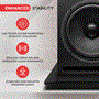 Pyle - PSI12.5 , Sound and Recording , Sound Isolation - Dampening , Pro Audio PA Speaker Platform Pad - Sound Isolation Absorbing Stage Speaker Platform Base (22.5’’ x 17.8’’ -inches)