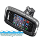 Pyle - psic40 , Home and Office , Carrying Cases - Portability , Gadgets and Handheld , Carrying Cases - Portability , Universal Waterproof Clip-Grip Handlebar Bike Mount Holder Case with Headphone Jack - Fits  iPhone4 4s iPod Touch and Some Other Smartphones and Media Players (Black)