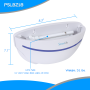 Pyle - PSLBZ18 , Sports and Outdoors , Bug Zappers - Pest Control , Electric Insect Control with Adhesive/Glue Trap & UV Light