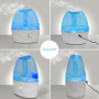 Pyle - pslhum30 , Home and Office , Therapeutic , Serene Life Ultrasonic Humidifier, Cool Mist Moisture