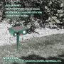 Pyle - PSLSAR1 , Sports and Outdoors , Bug Zappers - Pest Control , Solar Power Animal & Pest Repeller, Outdoor Electronic Motion Detector Alert Sensor