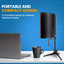 Pyle - PSMRS08.5 , Sound and Recording , Sound Isolation - Dampening , Compact Microphone Isolation Shield, Studio Mic Sound Dampening Foam Reflector