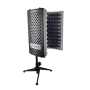 Pyle - PSMRS08 , Sound and Recording , Sound Isolation - Dampening , Compact Microphone Isolation Shield, Studio Mic Sound Dampening Foam Reflector