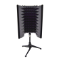 Pyle - PSMRS08 , Sound and Recording , Sound Isolation - Dampening , Compact Microphone Isolation Shield, Studio Mic Sound Dampening Foam Reflector