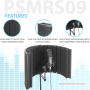 Pyle - PSMRS09 , Sound and Recording , Sound Isolation - Dampening , Microphone Isolation Shield - Vocal Booth & Studio Recording Acoustic Panel