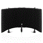 Pyle - PSMRS11.7 , Sound and Recording , Sound Isolation - Dampening , Microphone Isolation Shield with Sound Dampening Foam
