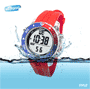 Pyle - PSNKW30P , Sports and Outdoors , Watches , Gadgets and Handheld , Watches , Waterproof Underwater Snorkeling & Diving Multi-Function Water Sport Wrist Watch with Dive Mode, Chronograph, Stopwatch, Water Temperature, Dive Depth & Duration Displays (Red Color)