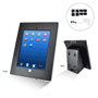 Pyle - UPSPADLKW5 , Musical Instruments , Mounts - Stands - Holders , Sound and Recording , Mounts - Stands - Holders , Universal Tamper-Proof Anti-Theft iPad Kiosk Multi-Mount Stand Holder (Fits All 2nd, 3rd, 4th and Air Generation iPads) Can be Mounted on Walls, Tables, Desks, etc.