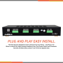 Pyle - PSPVC6.5 , Sound and Recording , Digital Tuners - Speaker Selectors , 6 Channel High Power Stereo Speaker Selector - Multi-Channel High Powered Amplifier with Volume Control