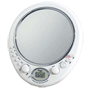 Pyle - PSR9 , Sports and Outdoors , Portable Speakers - Boom Boxes , Fog Free Oval Shaving Mirror Water Resistant Shower AM/FM Clock Radio & Alarm