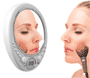 Pyle - PSR9 , Sports and Outdoors , Portable Speakers - Boom Boxes , Fog Free Oval Shaving Mirror Water Resistant Shower AM/FM Clock Radio & Alarm