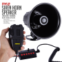 Pyle - PSRNTK23 , On the Road , Alarm - Security Systems , Siren Horn Speaker System with Handheld PA Microphone