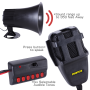 Pyle - PSRNTK23 , On the Road , Alarm - Security Systems , Siren Horn Speaker System with Handheld PA Microphone