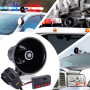 Pyle - PSRNTK23.5 , On the Road , Alarm - Security Systems , Siren Horn Speaker System with Handheld PA Microphone